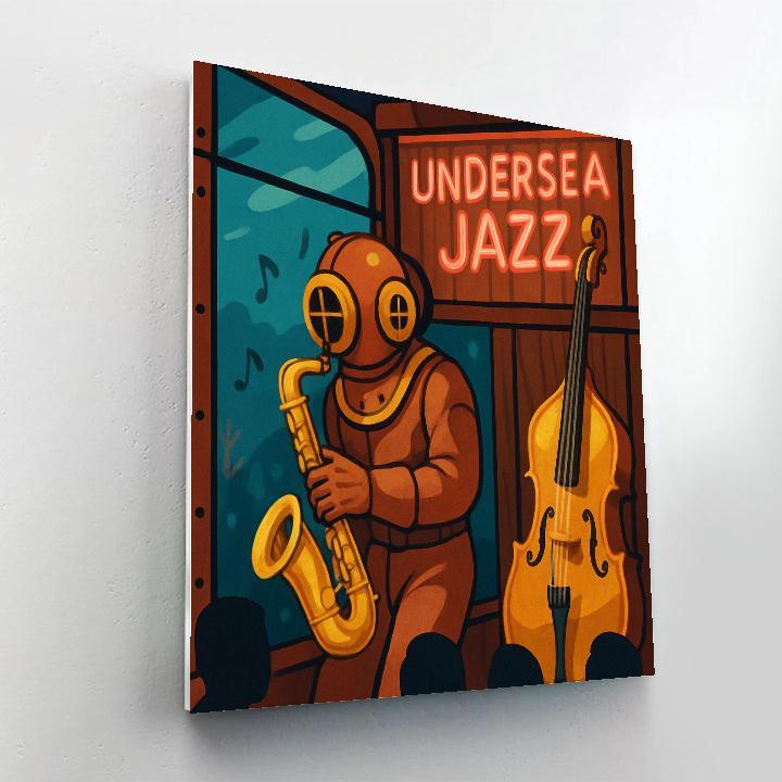 Submarine Lounge Jazz Session paint by color