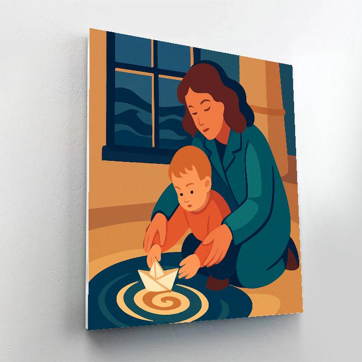 Starlit Tidepool Mother Paint by numbers kits