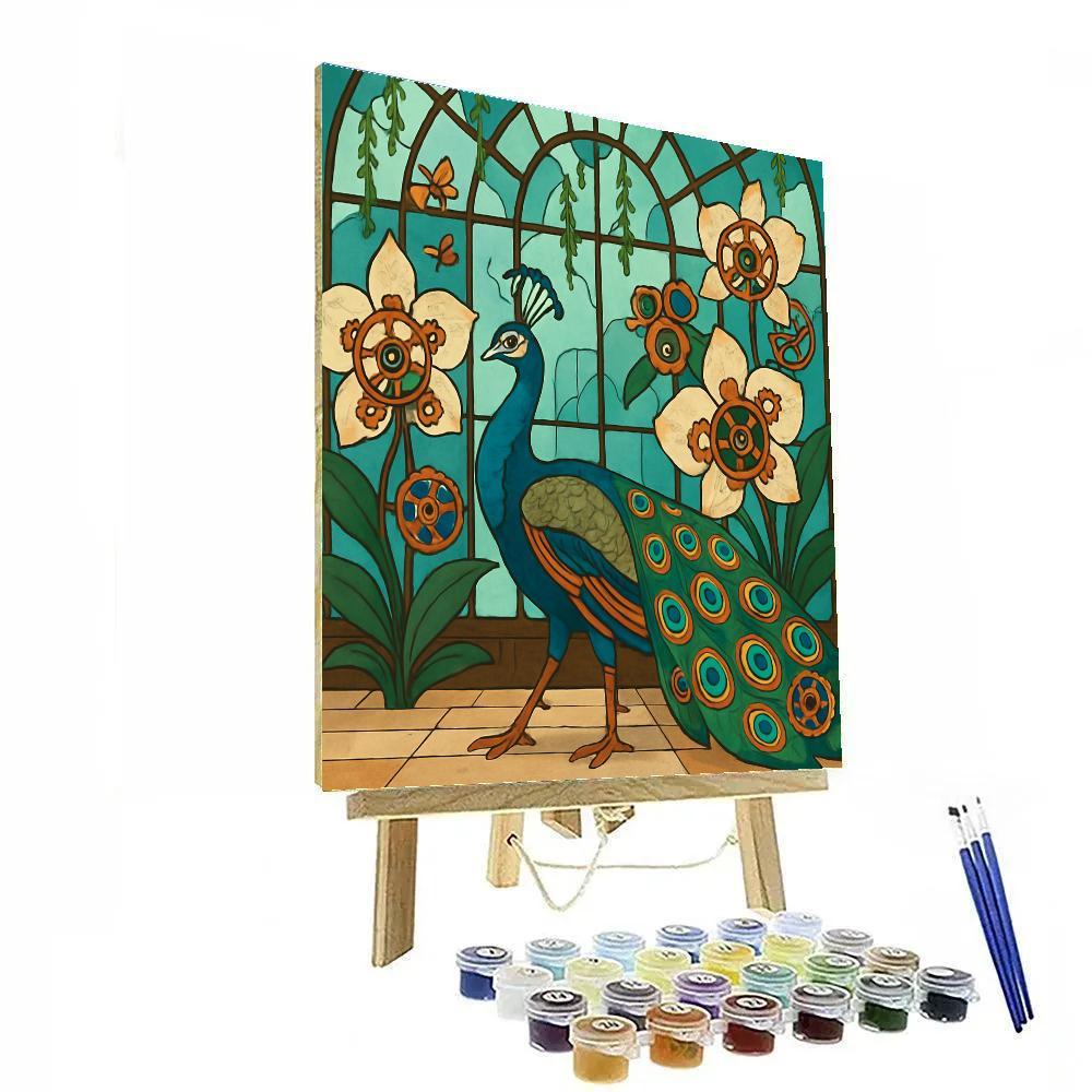 Clockwork Conservatory Peacock Parade Numbered painting kits
