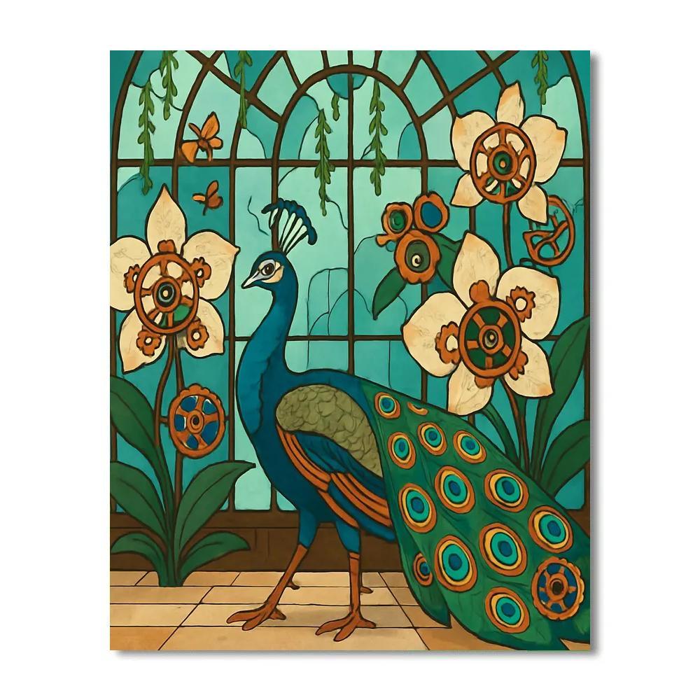 Clockwork Conservatory Peacock Parade Numbered painting kits