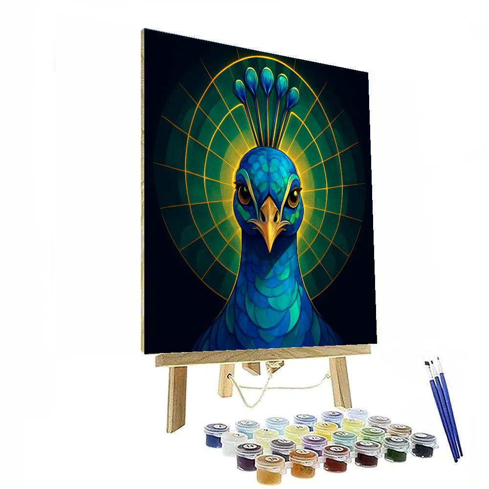 Quantum Garden Peacock paint by color