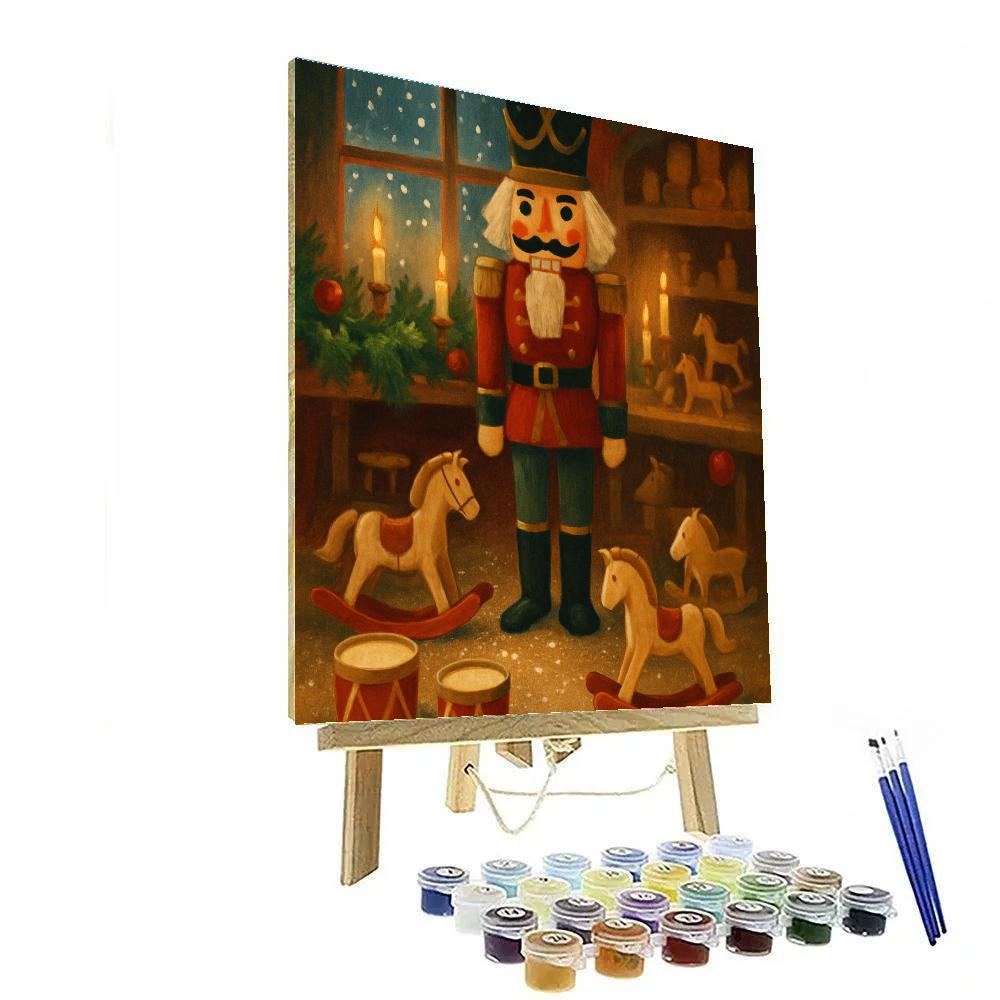 Nutcracker Workshop Of Wooden Toys Painting by numbers kit