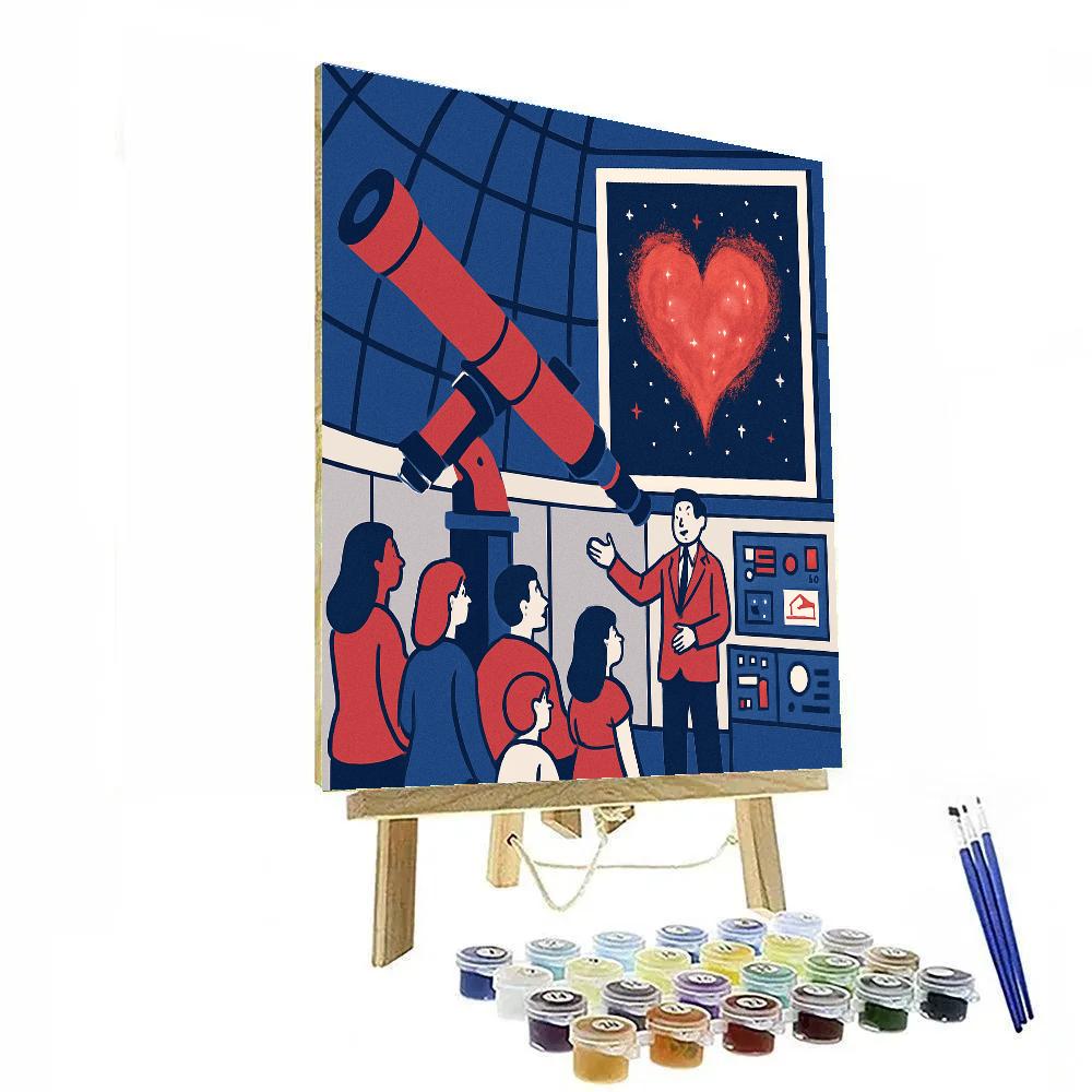 Star Observatory Valentines Day Tour paint by color