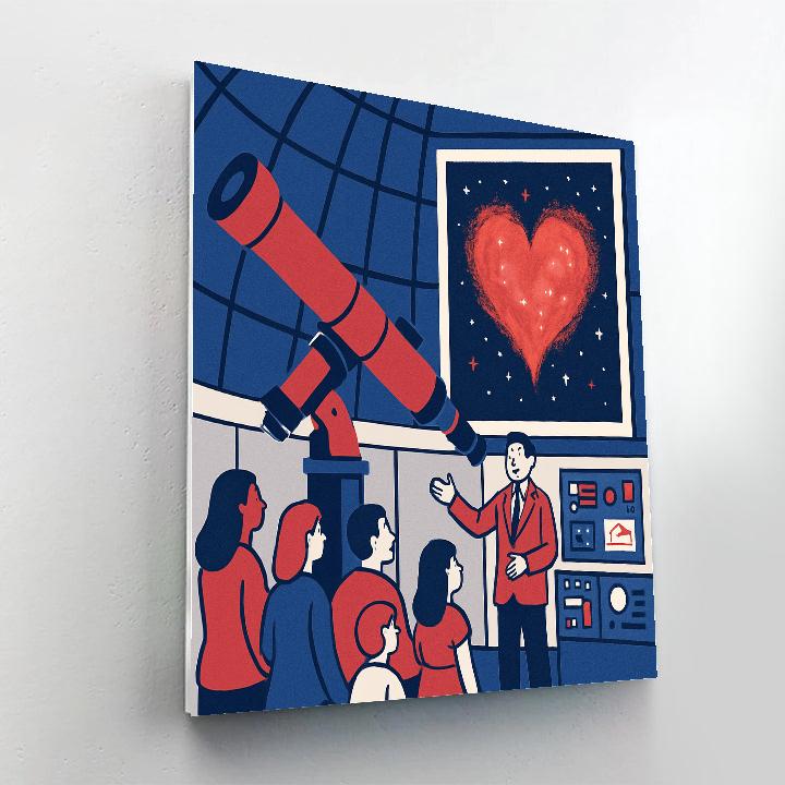 Star Observatory Valentines Day Tour paint by color