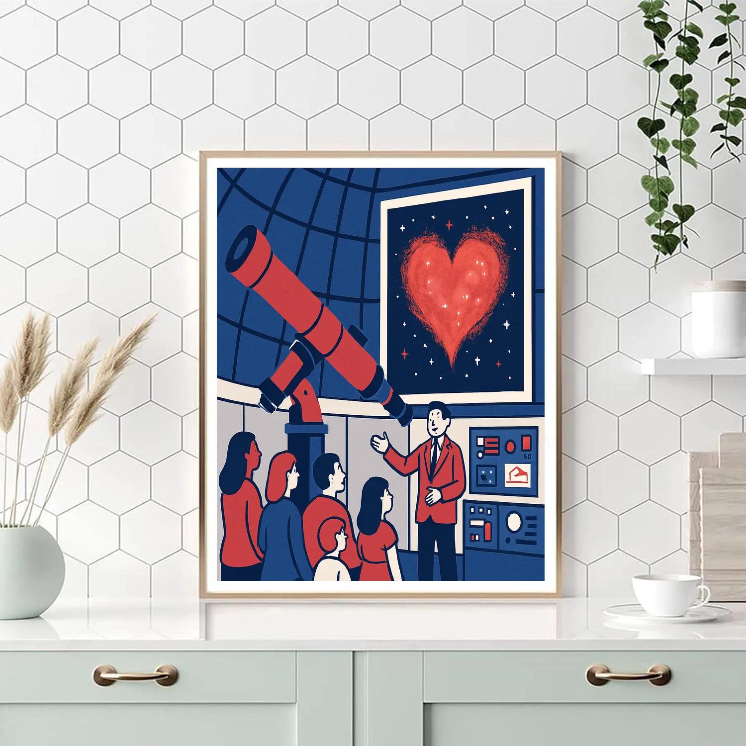 Star Observatory Valentines Day Tour paint by color