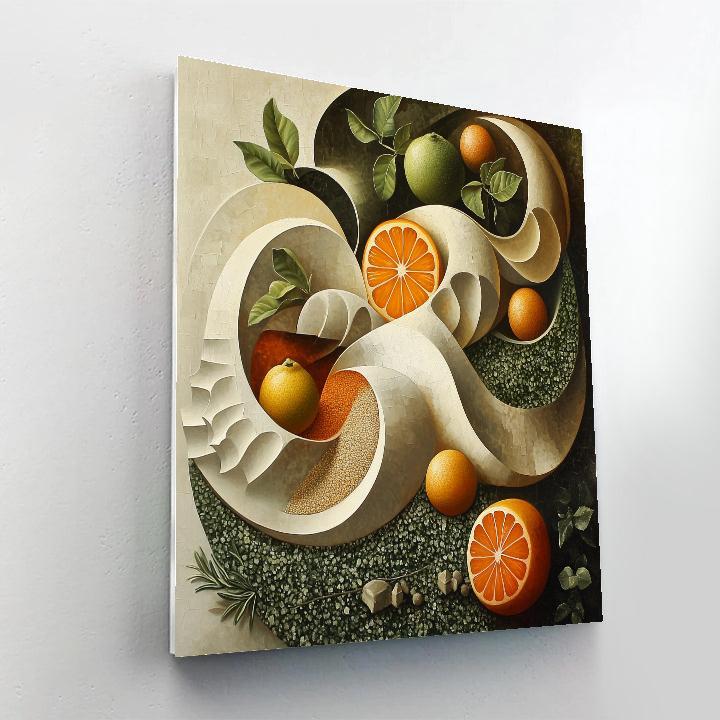 Michelangelo Inspired Market Aroma Vortex Paint by numbers art