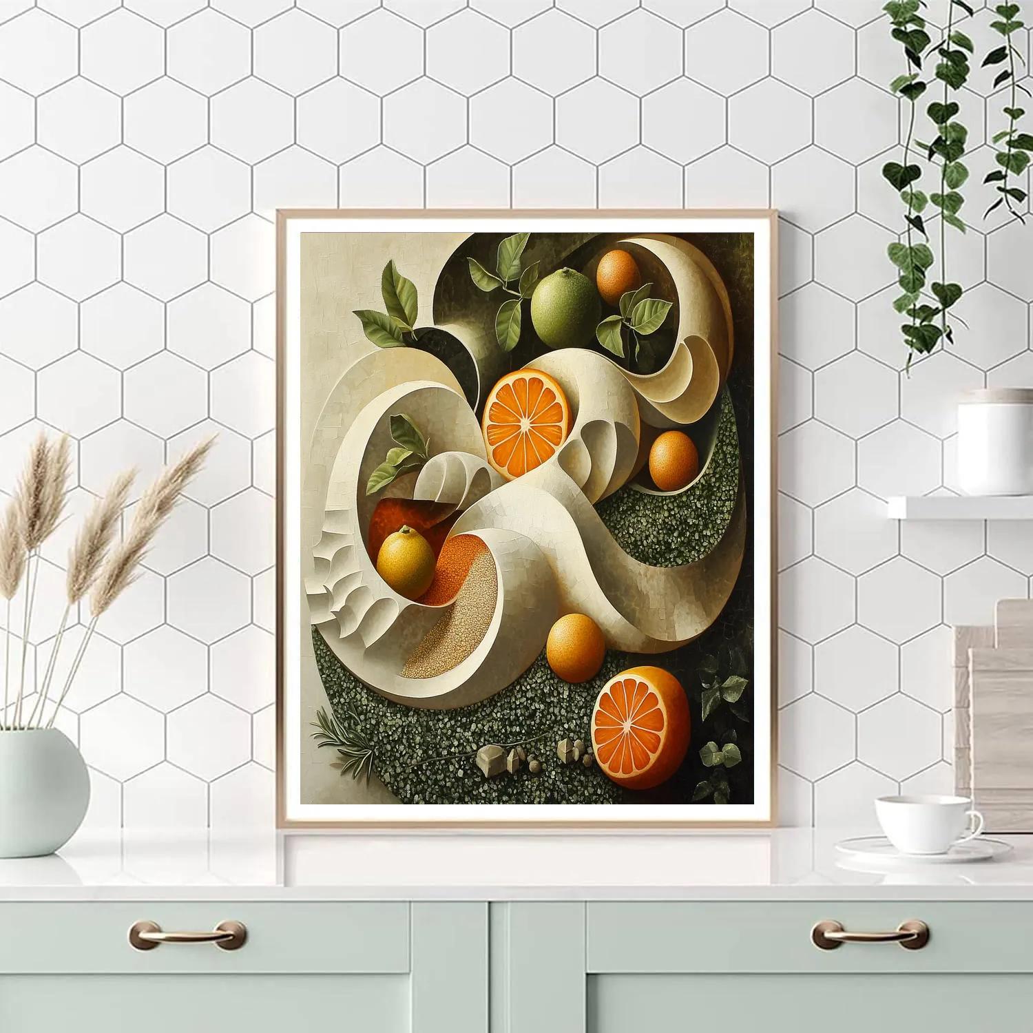 Michelangelo Inspired Market Aroma Vortex Paint by numbers art