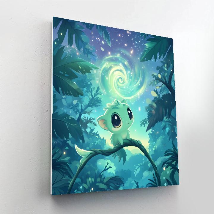 Pascal Chameleon Nebula Hide And Seek paint by color