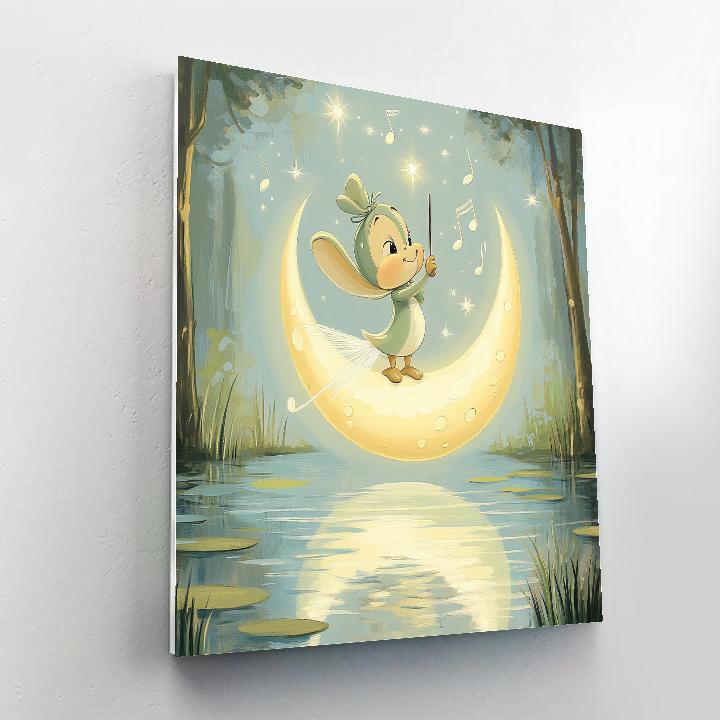 Jiminy Cricket Moonbeam Music Lesson Painting by numbers kit