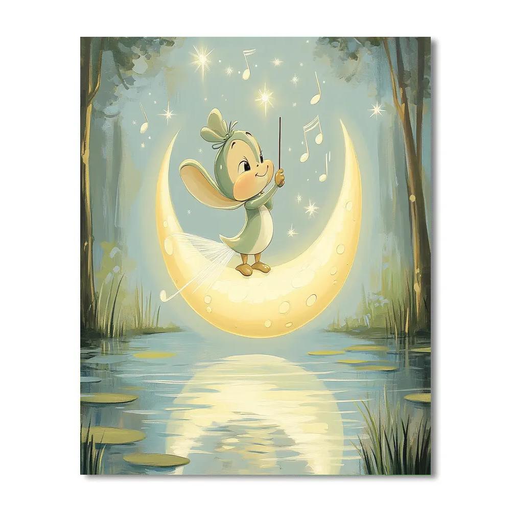 Jiminy Cricket Moonbeam Music Lesson Painting by numbers kit
