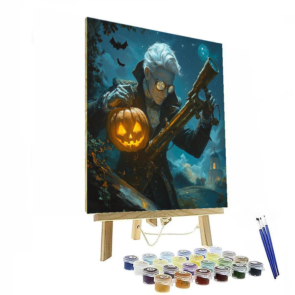 Astronomers In Haunted Moonlight Painting by numbers kit