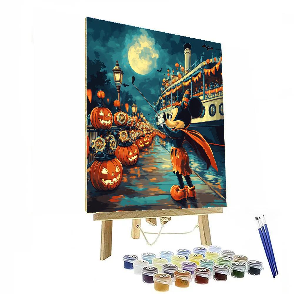 Clockwork Pumpkin Parade At The Steamboat Pier paint by color