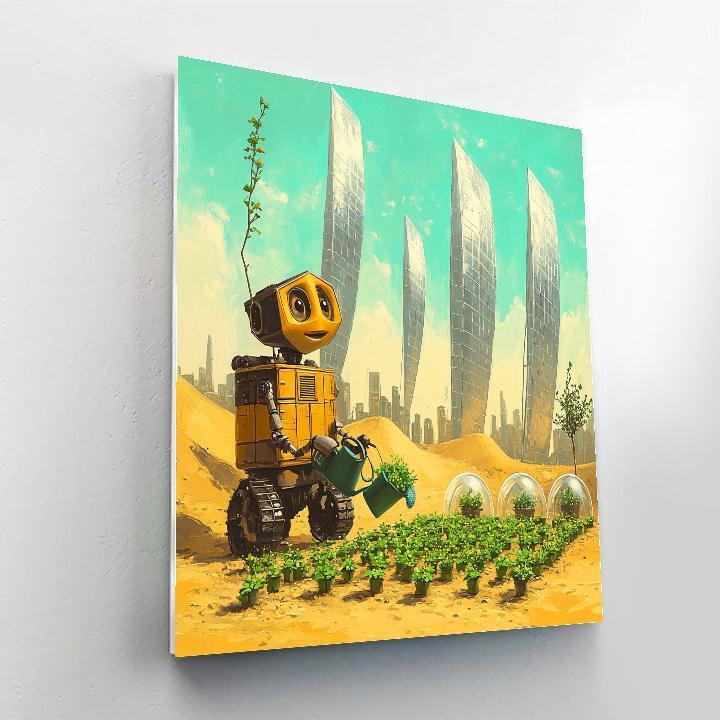 WALL E Solar Sail Garden DIY paint by numbers