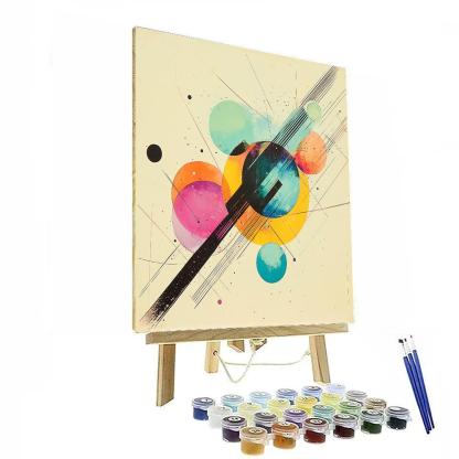 Wassily Kandinsky Inspired Solar System Symphony paint by number