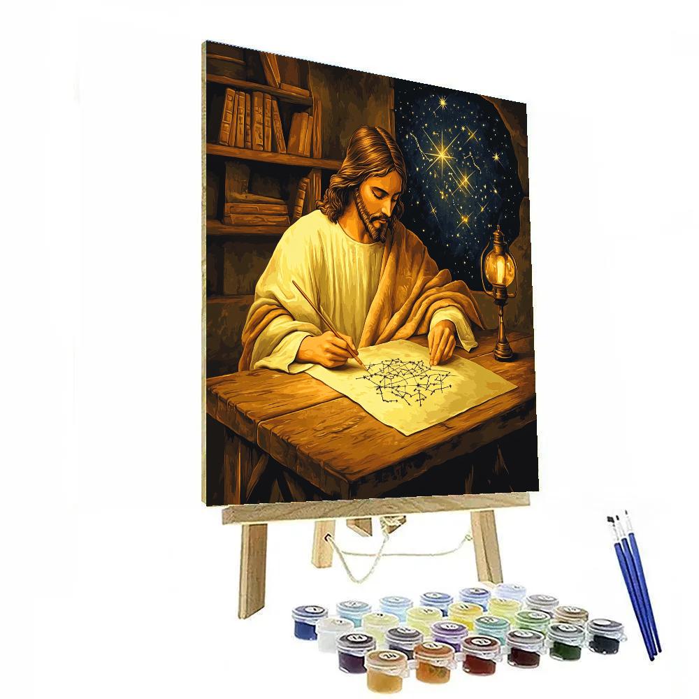 Jesus Star Map Workshop Paint by numbers art