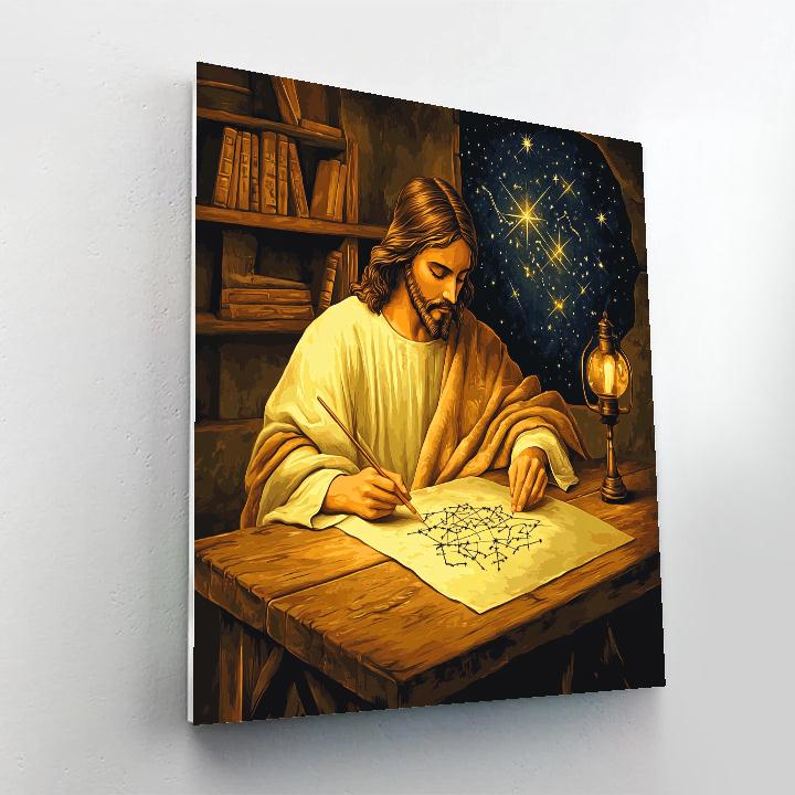 Jesus Star Map Workshop Paint by numbers art