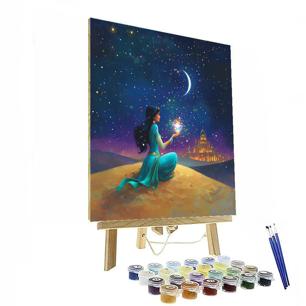 Princess Jasmine Desert Starglass Discovery Painting by numbers kit