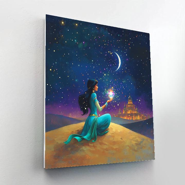 Princess Jasmine Desert Starglass Discovery Painting by numbers kit