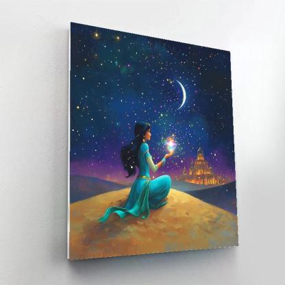 Princess Jasmine Desert Starglass Discovery Painting by numbers kit