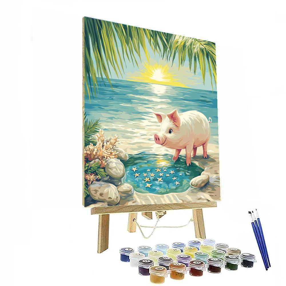Pua Island Tide Pool Explorer paint by color