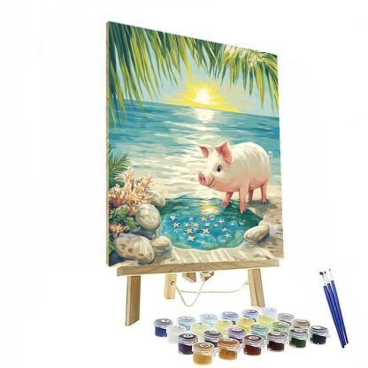 Pua Island Tide Pool Explorer paint by color