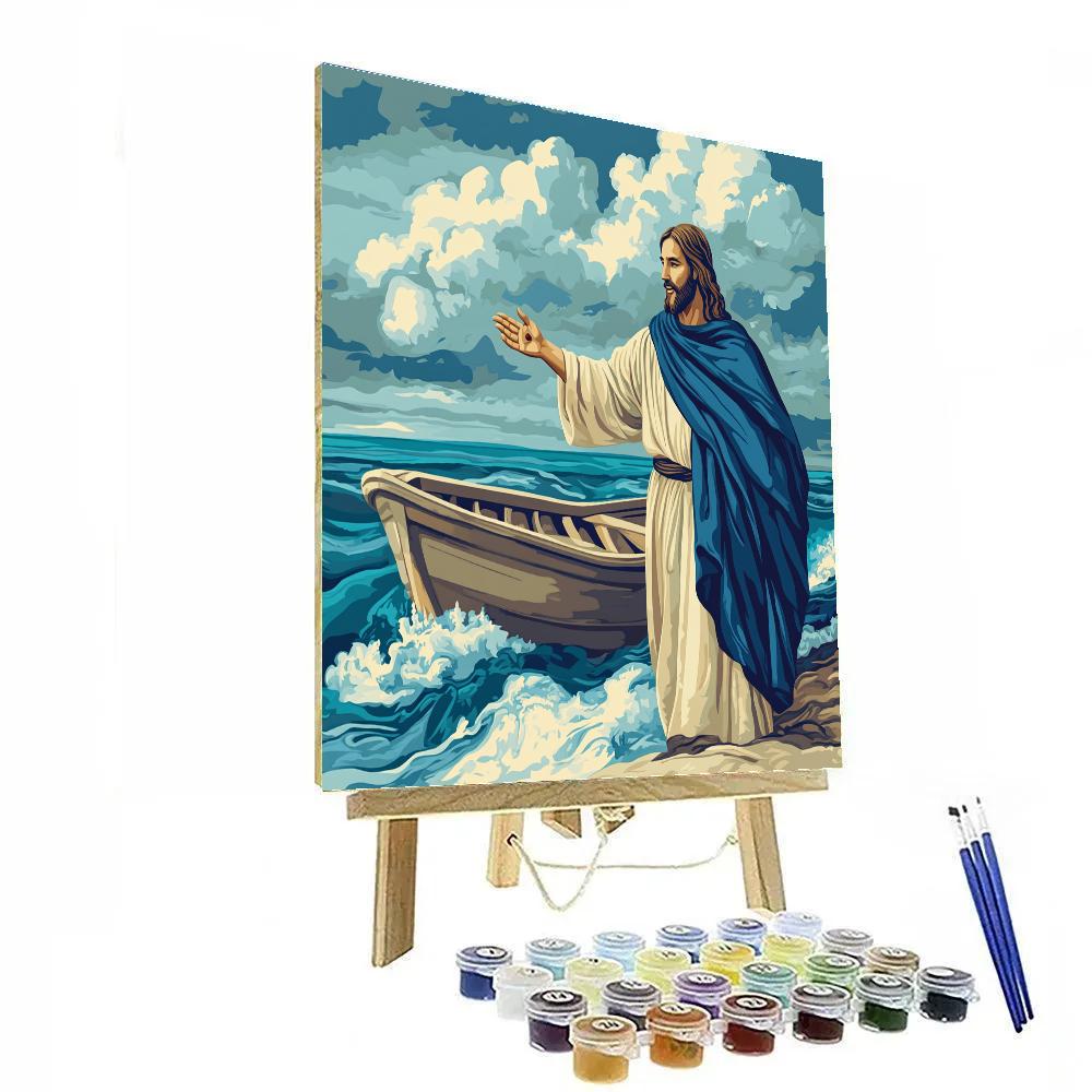 Sea Of Galilee Jesus Calm Horizon paint by number