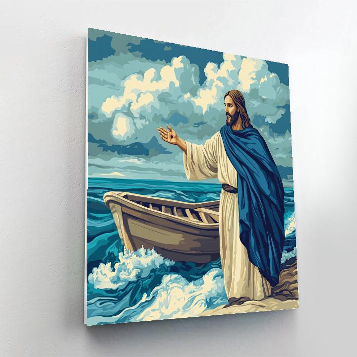 Sea Of Galilee Jesus Calm Horizon paint by number