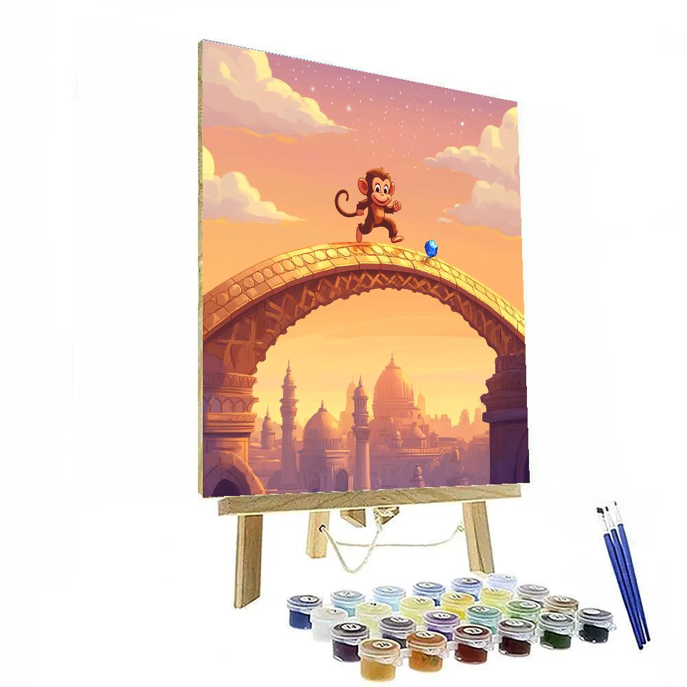 Abu Treasure Skybridge Adventure Numbered painting kits