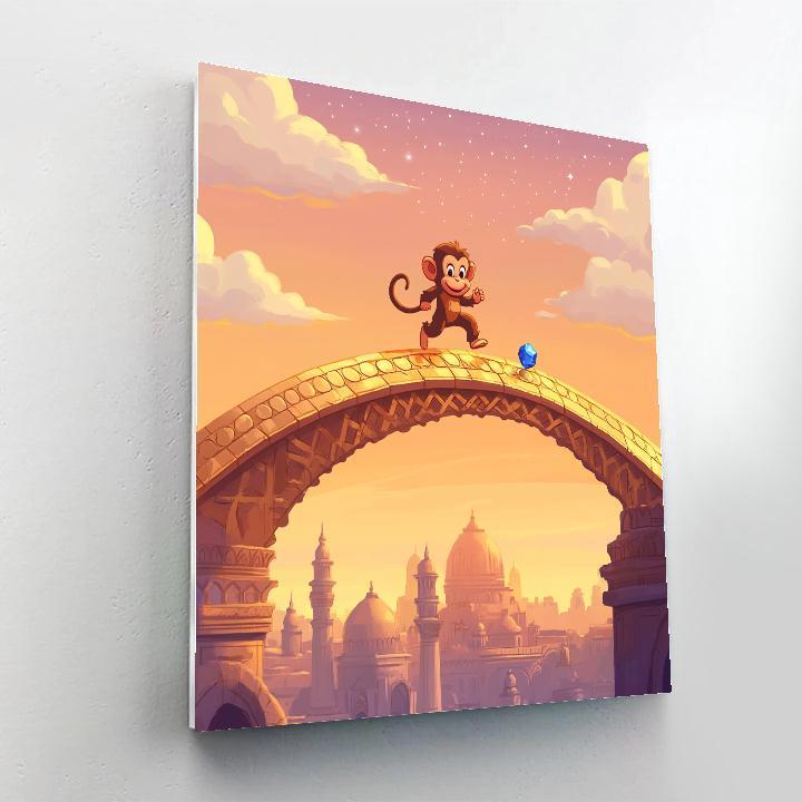 Abu Treasure Skybridge Adventure Numbered painting kits