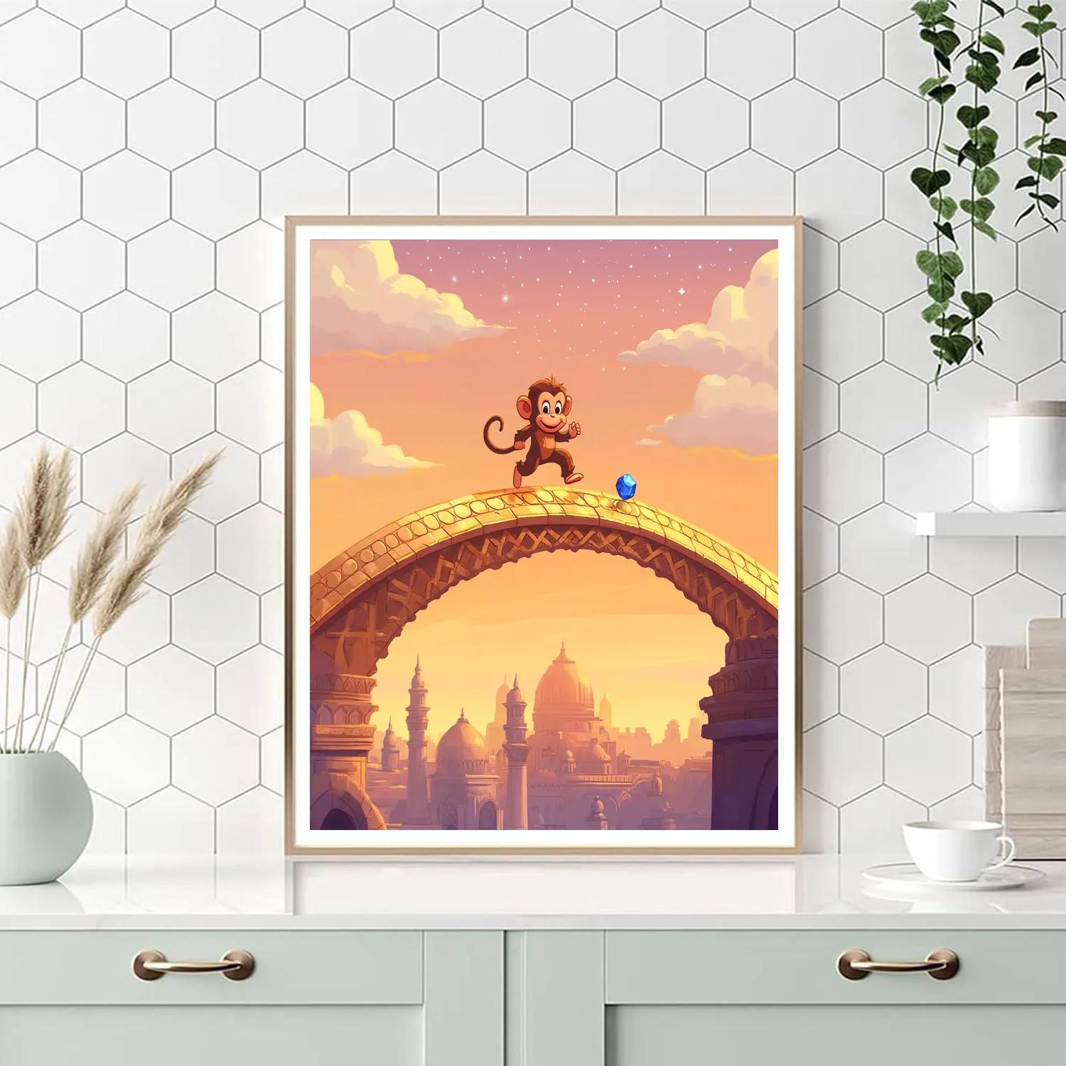 Abu Treasure Skybridge Adventure Numbered painting kits