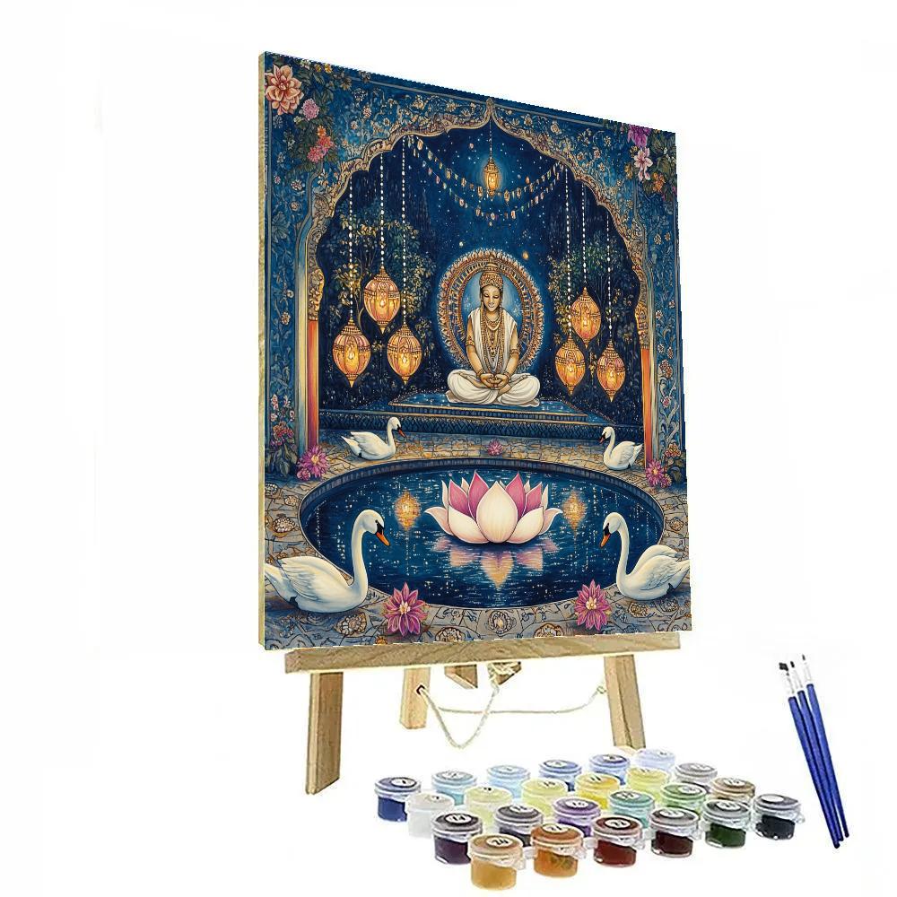 Festival Lanterns Around Brahma paint by number