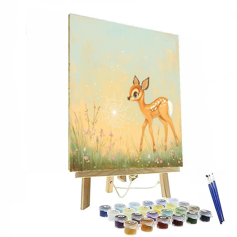 Bambi Meadow Sunrise Star Dew DIY paint by numbers