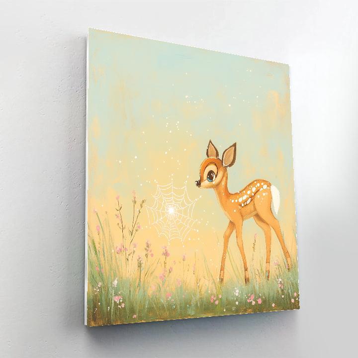 Bambi Meadow Sunrise Star Dew DIY paint by numbers