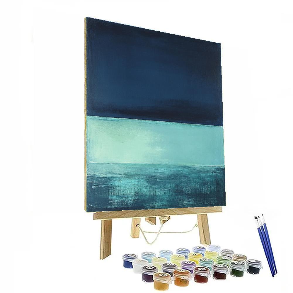 Mark Rothko Inspired Aurora Silence painting number kit