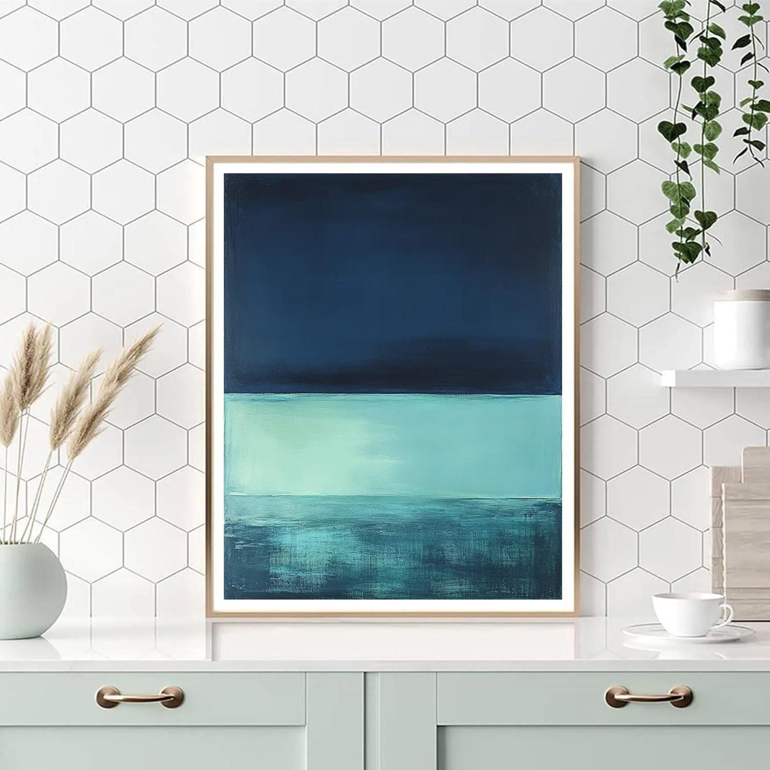 Mark Rothko Inspired Aurora Silence painting number kit