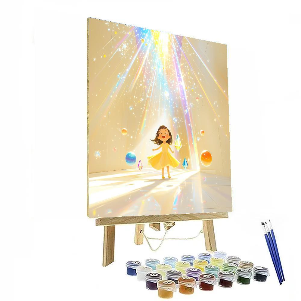 Joy Emotion Prism Rainbow Room Paint by numbers kits
