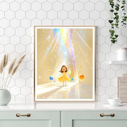 Joy Emotion Prism Rainbow Room Paint by numbers kits