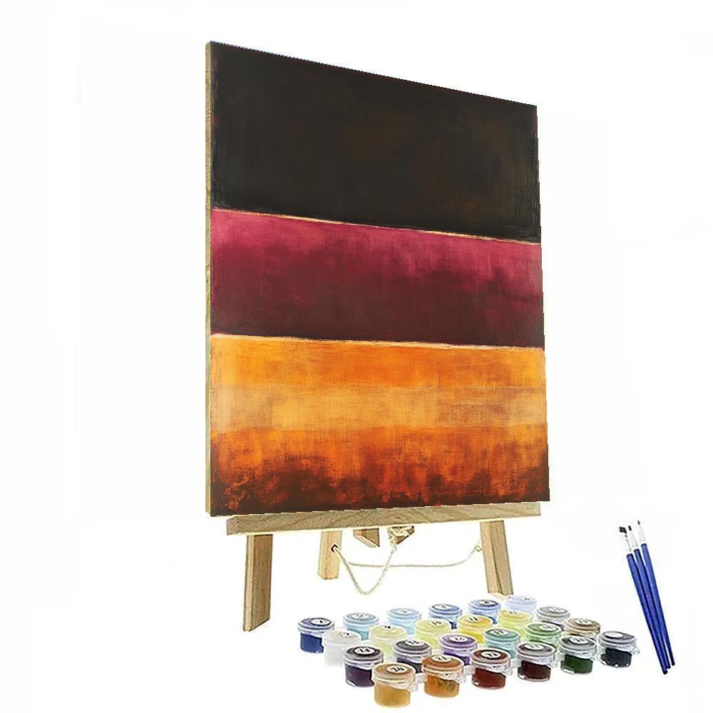 Mark Rothko Inspired Eclipse Afterglow Memory Paint by numbers kits