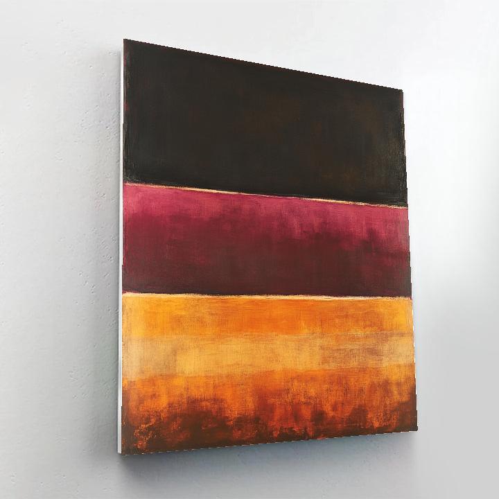 Mark Rothko Inspired Eclipse Afterglow Memory Paint by numbers kits