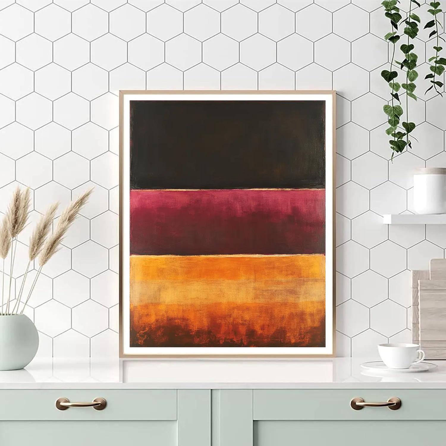 Mark Rothko Inspired Eclipse Afterglow Memory Paint by numbers kits