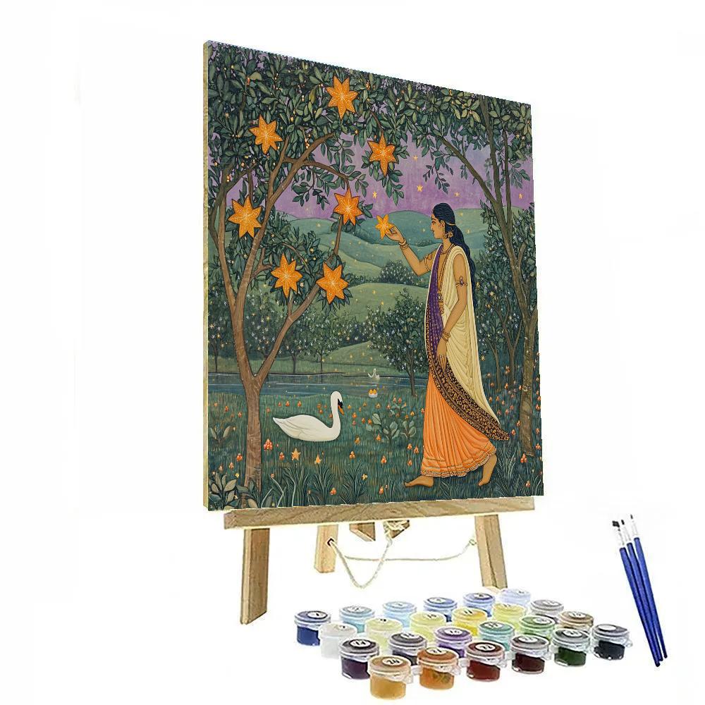 Brahma In The Star Orchard Number painting