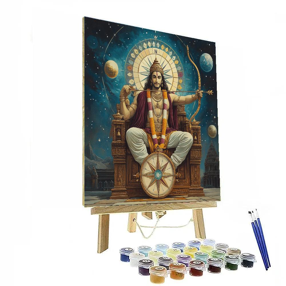 Celestial Compass With Rama Guidance Paint by numbers art