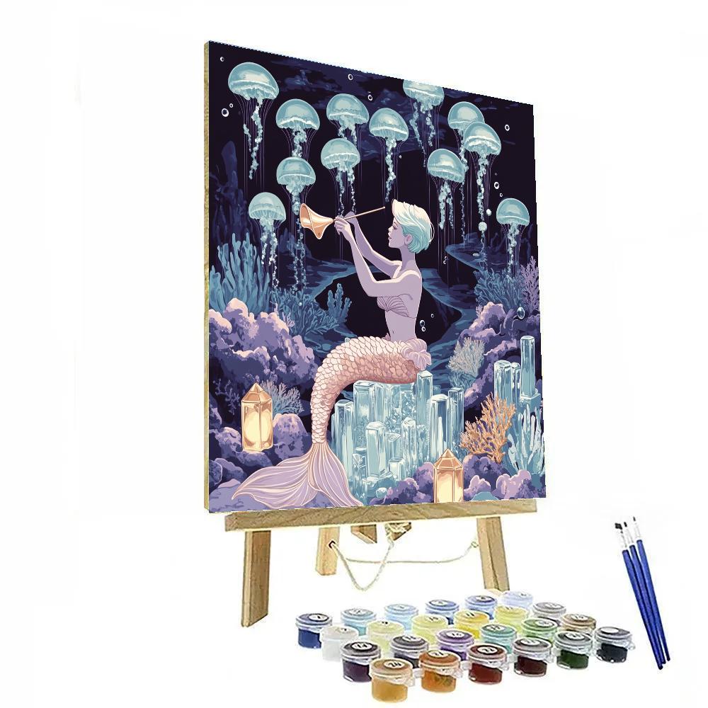 Glass Reef With Mermaid Choir DIY paint by numbers