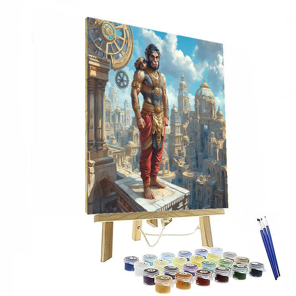 Hanuman Gearwork City Protector painting number kit