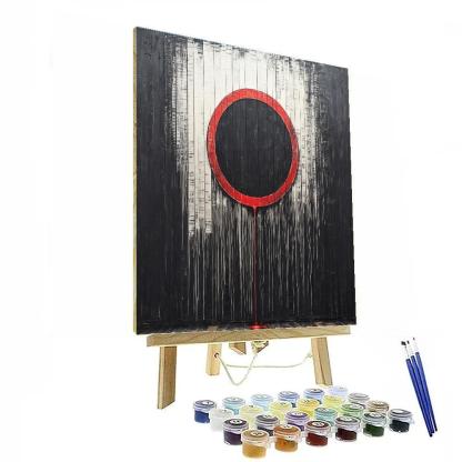 Banksy Inspired Barcode Eclipse DIY paint by numbers