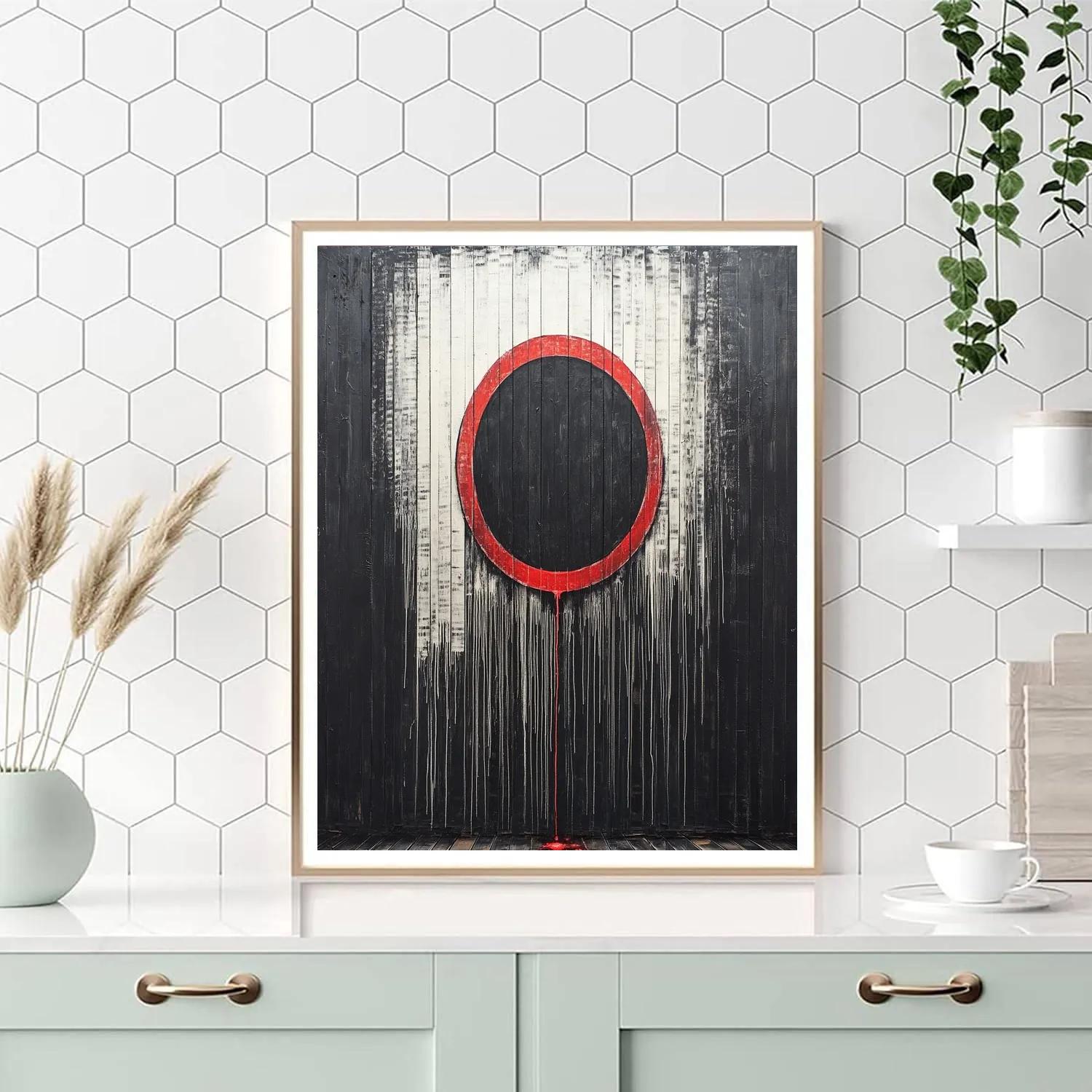 Banksy Inspired Barcode Eclipse DIY paint by numbers