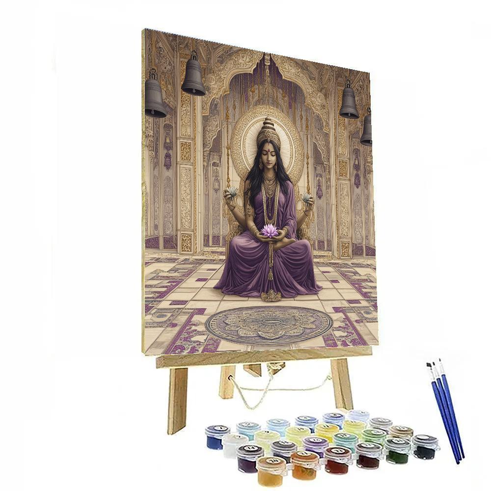 Parvati Sacred Geometry Mandala Hall Painting by numbers kit