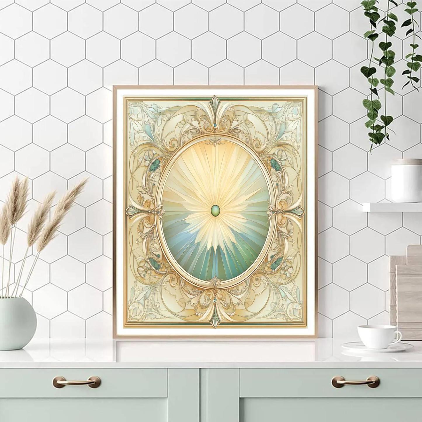 Alphonse Mucha Inspired Aurora Seasonweave Paint by numbers kits