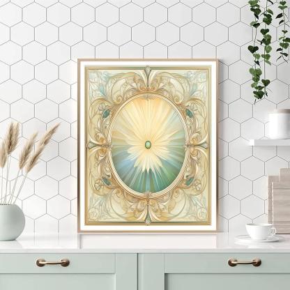 Alphonse Mucha Inspired Aurora Seasonweave Paint by numbers kits