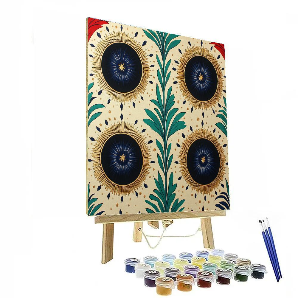 Frida Kahlo Inspired Eclipse Of Memory Tapestry Paint by numbers kits